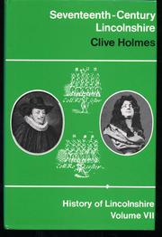 Cover of: Seventeenth-century Lincolnshire by Clive Holmes