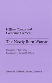 Cover of: The newly born woman by Hélène Cixous