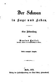 Cover of: Der Schwan in Sage und Leben: Eine Abhandlung