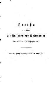 Cover of: Die altteutsche Religion