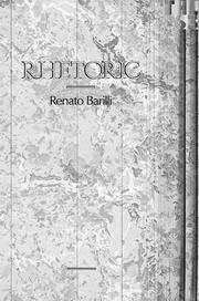 Cover of: Rhetoric by Renato Barilli