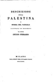 Cover of: Descrizione della Palestina e storia del Vangelo