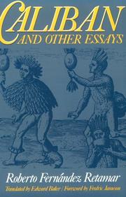 Cover of: Caliban and other essays