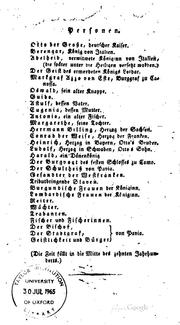 Cover of: Der Schutzgeist: Dramatische Legende in sechs Akten, nebst einem Vorspiel
