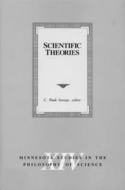 Cover of: Scientific theories by edited by C. Wade Savage.