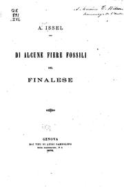 Cover of: Di alcune fiere fossili del Finalese