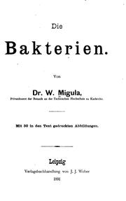 Cover of: Die Bakterien