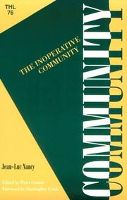 Cover of: The inoperative community
