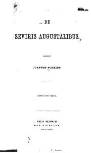 Cover of: De seviris augustalibus