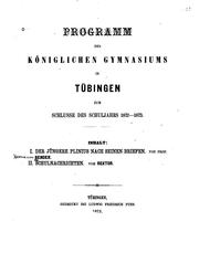 Cover of: Der Jüngere Plinius nach seinen Briefen