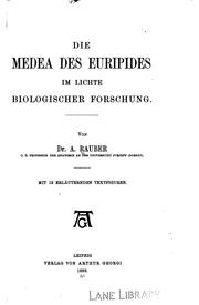 Cover of: Die Medea des Euripides im Lichte biologischer Fȯrschung