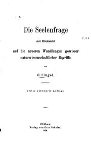 Cover of: Die Seelenfrage: Mit Rüchsicht auf die Neuren Wandlungen gewisser ...