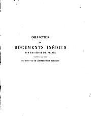 Cover of: Documents relatifs au comté de Champagne et de Brie, 1172-1361 by Auguste Longnon, Auguste Longnon