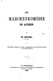 Cover of: Die Märchenkomodie in Athen by Tadeusz Zieliński