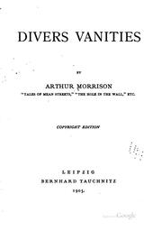 Cover of: Divers Vanities