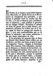 Cover of: Disertacion sobre el teatro y circo de Sagunto, ahora Villa de Murviedro.