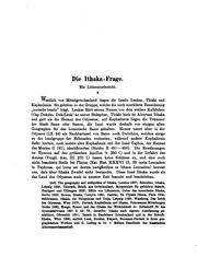 Die Ithaka-frage by Hans Draheim