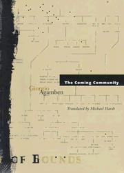 The coming community by Giorgio Agamben