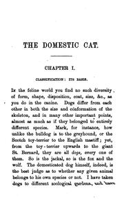 Cover of: The domestic cat