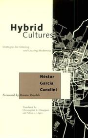 Cover of: Hybrid cultures: strategies for entering and leaving modernity