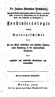 Cover of: Dr. Johann Matthåus Bechstein's...