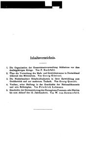 Cover of: Die Organisation Der Gesamtstaatsverwaltung Schlesiens Vor Dem Dreissigjährigen Kriege by Felix Rachfahl