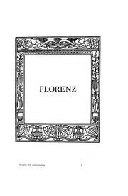 Cover of: Die Renaissance in Florenz und Rom: Acht Vortraege von Karl Brandi