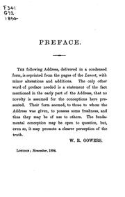 Cover of: The Dynamics of life: An Address Delivered Before the Medical Society of Manchester ... 1894