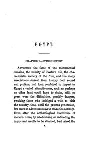 Egypt: Its Climate, Character, and Resources as a Winter Resort by Alexander Henry Rhind