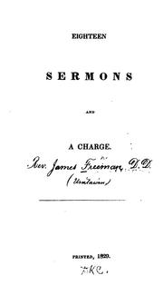 Cover of: Eighteen Sermons and a Charge