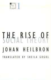 Cover of: The rise of social theory
