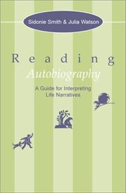 Cover of: Reading Autobiography by Sidonie Smith, Julia Watson