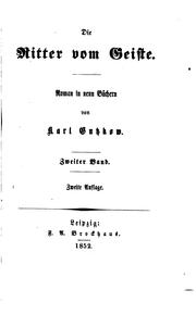 Cover of: Die Ritter vom Geiste: Roman in neun Büchern