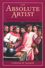 Cover of: The absolute artist: the historiography of a concept