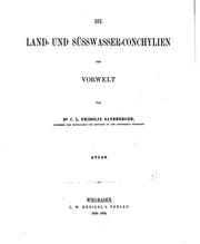 Cover of: Die Land- und Süsswasser Conchylien der Vorwelt