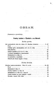 Cover of: Dějiny hudby v Čechách a na Moravě by Josef Srb