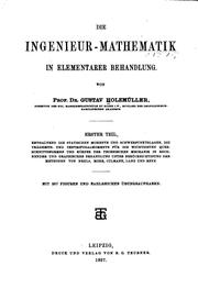 Cover of: Die Ingenieur-mathematik in elementarer Behandlung
