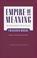 Cover of: Empire of meaning