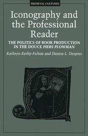 Cover of: Iconography and the professional reader by Kathryn Kerby-Fulton