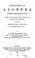 Cover of: Exercises in algebra to simple equations inclusive