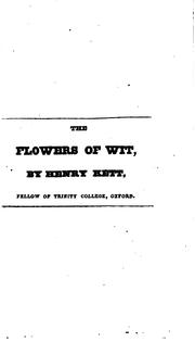 Cover of: The Flowers of Wit