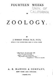 Cover of: Fourteen Weeks in Zoology by Joel Dorman Steele