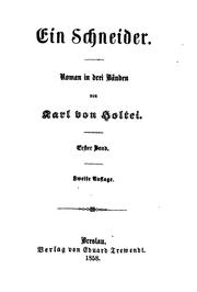 Cover of: Ein Schneider: Roman in drei Bänden