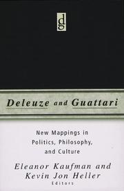 Cover of: Deleuze & Guattari: New Mappings in Politics, Philosophy, and Culture