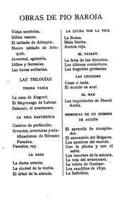 El mayorazgo de Labraz by Pío Baroja