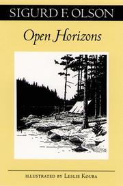 Cover of: Open horizons by Sigurd F. Olson