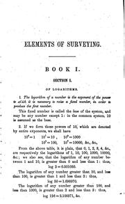 Cover of: Elements of Surveying and Navigation: With Descriptions of the Instruments ...