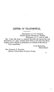 Cover of: Fossil Flora of the John Day Basin, Oregon