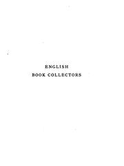 Cover of: English Book Collectors by William Younger Fletcher