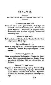 Cover of: Feriae anniversariae: observance of the Church's holy-days no symptom of popery; shown from ... by Richard Mant, Lord Bishop of Down and Connor and Dromore,